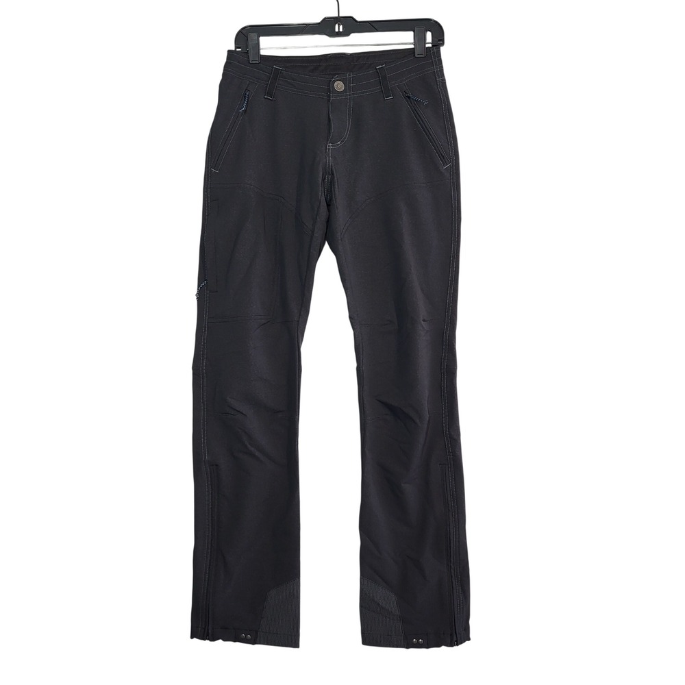 Kuhl Klash Softshell Pants Women's‎ 2R Black Water Resistant Hiking Outdoor 6210